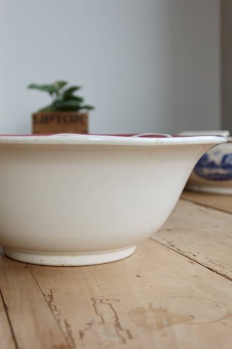 Saladier vintage terre de fer Digoin Sarreguemines modèle Odette