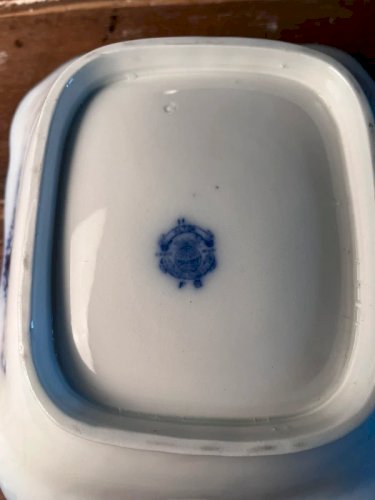 Saladier WH Grindley «Flow Blue» modèle Alton