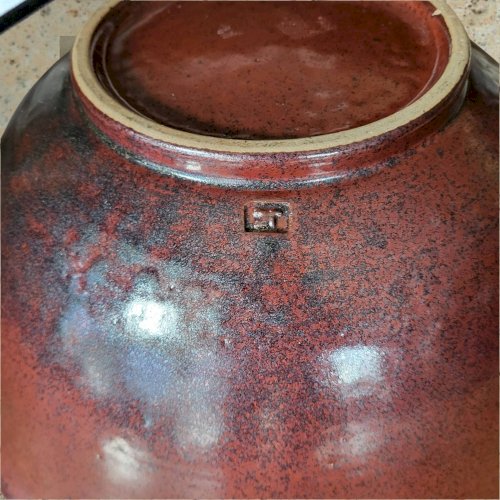 Saladier XXL en grès Jean Cacheleux / Puisaye