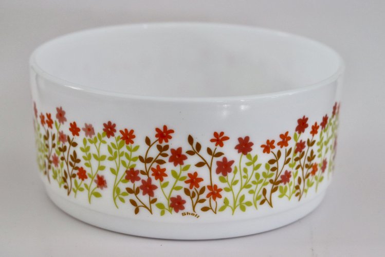 Saladier/Bol fleuri Arcopal