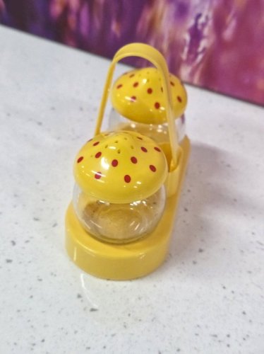 salerons salière poivrière vintage sel poivre champignon solmaz mercan