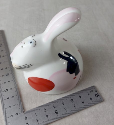 Salière décor lapin, Animal Park, Benedikt, en céramique de Villeroy & Boch