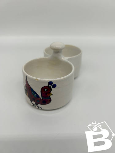 saliére en céramique années 60