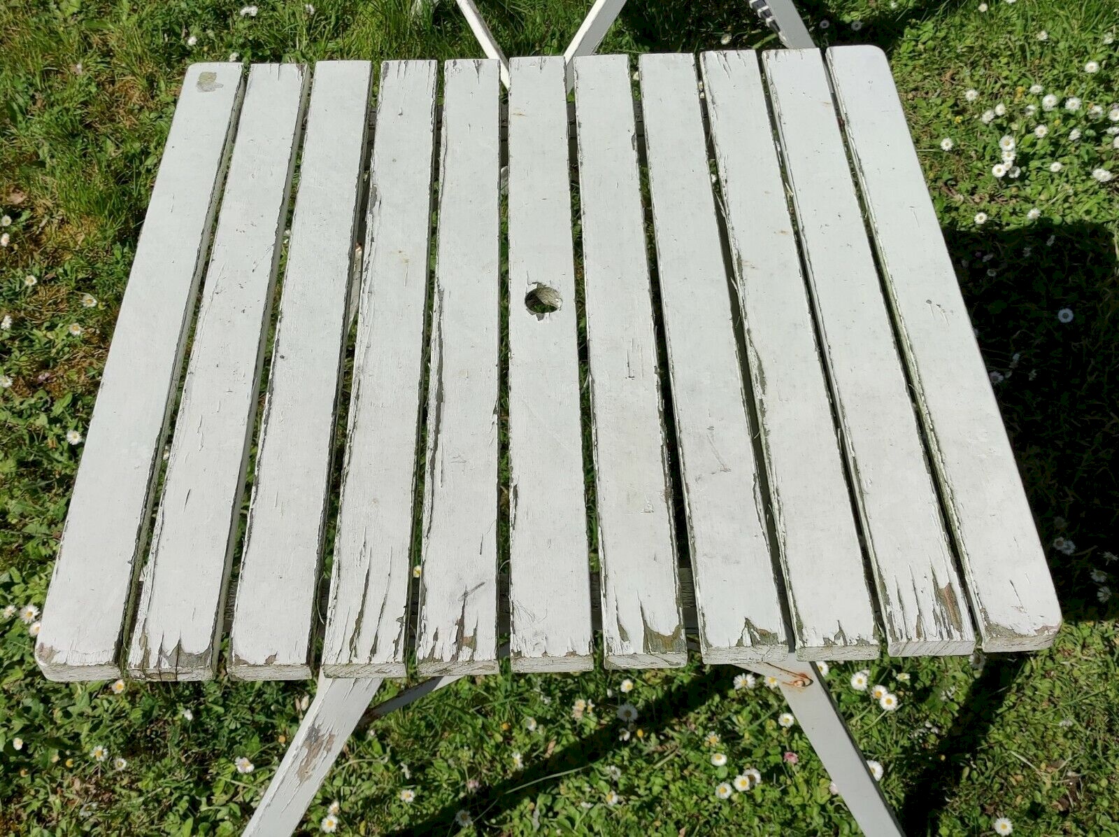 3 PCS Salon de Jardin Pliable-2 Chaises en Textilène et 1 Table Basse en Verre Trempé-Cadre