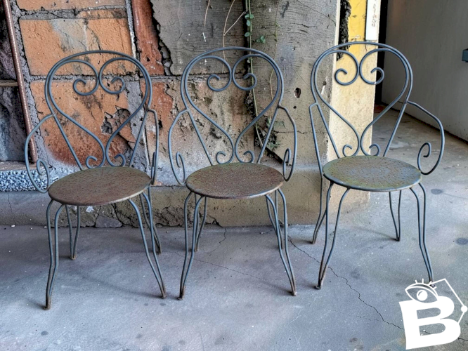 Salon de jardin en fer