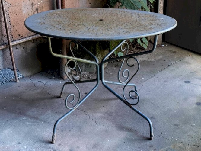 Salon de jardin en fer