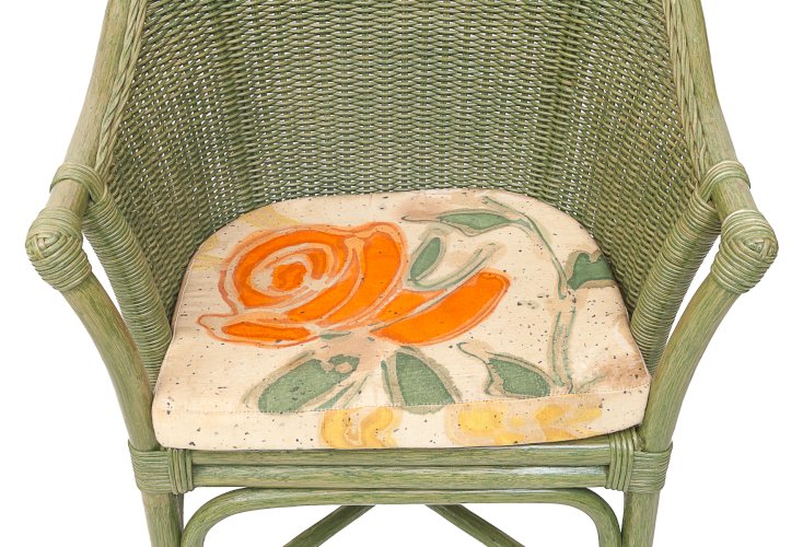 Salon en rotin par Maugrion, 1980