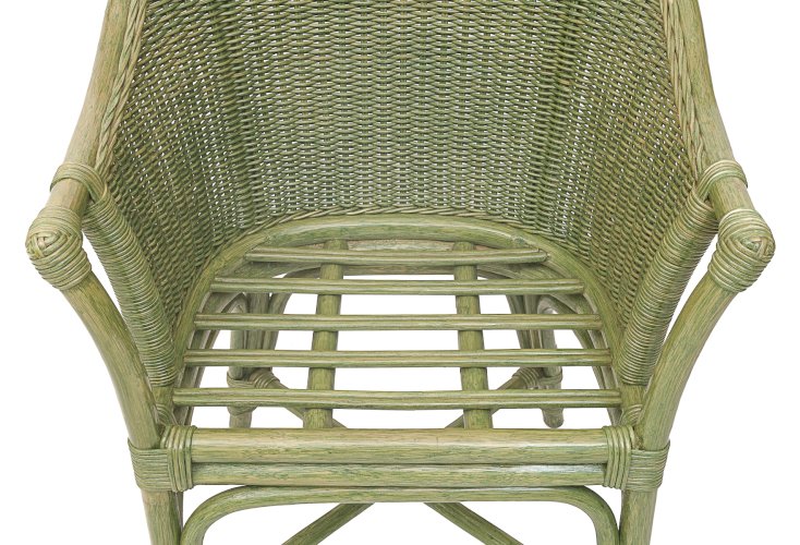 Salon en rotin par Maugrion, 1980