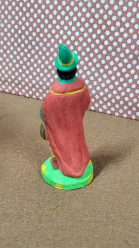 SANTON M. CHAVE AUBAGNE POUR CRECHE EN TERRE CUITE PEINTE N° 37