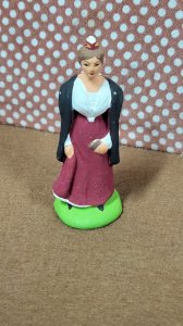 SANTON MARCEL CARBONEL POUR CRECHE EN TERRE CUITE PEINTE N° 10