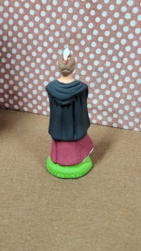 SANTON MARCEL CARBONEL POUR CRECHE EN TERRE CUITE PEINTE N° 10