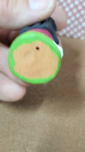 SANTON MARCEL CARBONEL POUR CRECHE EN TERRE CUITE PEINTE N° 10