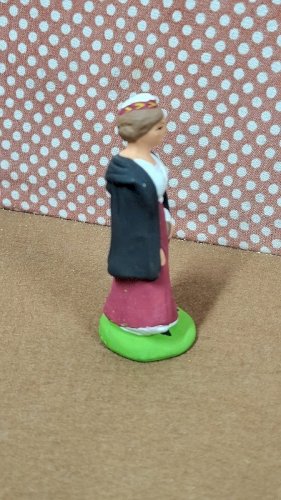 SANTON MARCEL CARBONEL POUR CRECHE EN TERRE CUITE PEINTE N° 10