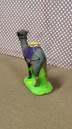 SANTON MARCEL CARBONEL POUR CRECHE EN TERRE CUITE PEINTE N° 15