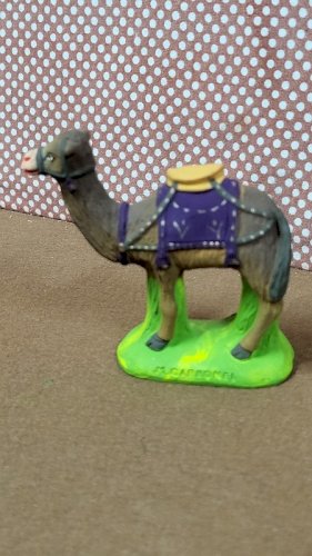 SANTON MARCEL CARBONEL POUR CRECHE EN TERRE CUITE PEINTE N° 15