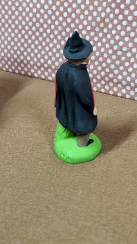 SANTON MARCEL CARBONEL POUR CRECHE EN TERRE CUITE PEINTE N° 30