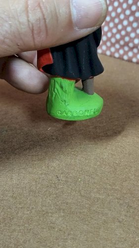 SANTON MARCEL CARBONEL POUR CRECHE EN TERRE CUITE PEINTE N° 30