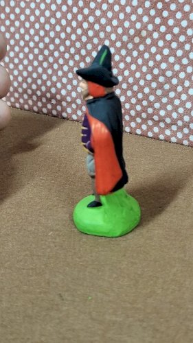 SANTON MARCEL CARBONEL POUR CRECHE EN TERRE CUITE PEINTE N° 30