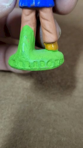 SANTON MARCEL CARBONEL POUR CRECHE EN TERRE CUITE PEINTE N° 5