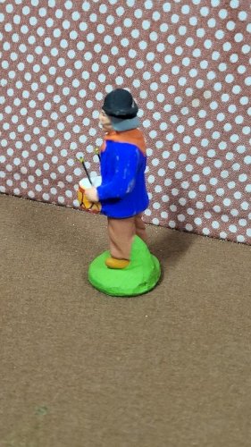 SANTON MARCEL CARBONEL POUR CRECHE EN TERRE CUITE PEINTE N° 5