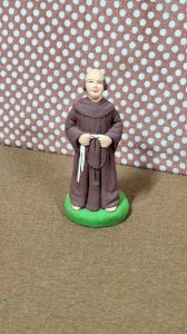 SANTON MARCEL CARBONEL POUR CRECHE EN TERRE CUITE PEINTE N° 6