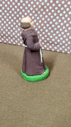 SANTON MARCEL CARBONEL POUR CRECHE EN TERRE CUITE PEINTE N° 6