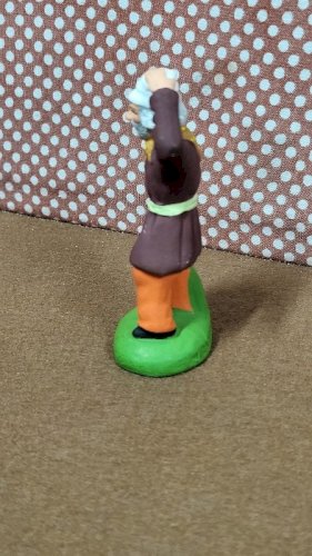 SANTON MARCEL CARBONEL POUR CRECHE EN TERRE CUITE PEINTE N° 9