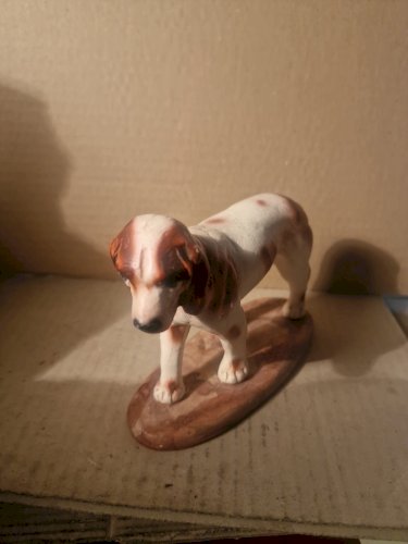 santon S JOUGLAS  11 X 14   .. 28  LE CHIEN DE CHASSE