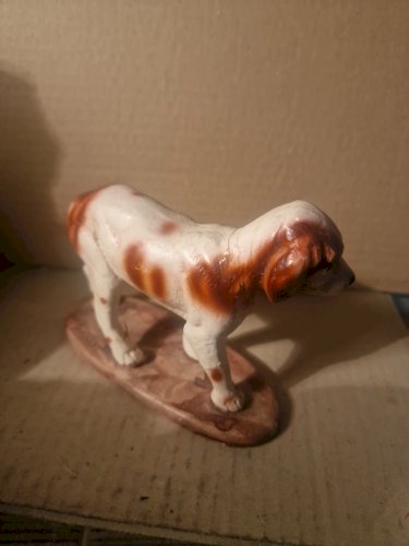 santon S JOUGLAS  11 X 14   .. 28  LE CHIEN DE CHASSE