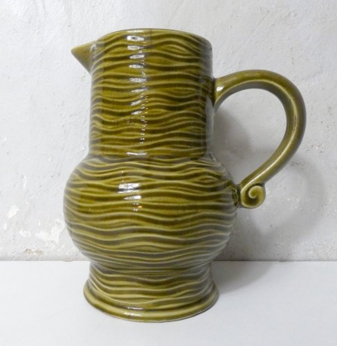 Sarreguemines pichet vert