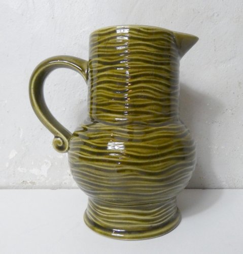 Sarreguemines pichet vert