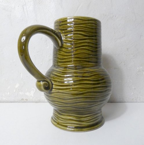 Sarreguemines pichet vert