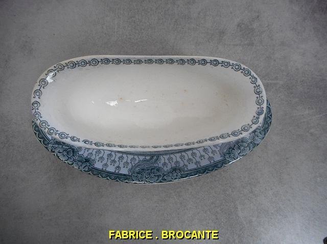 SAUCIERE EN FAIENCE PRINTANIA D'ONNAING