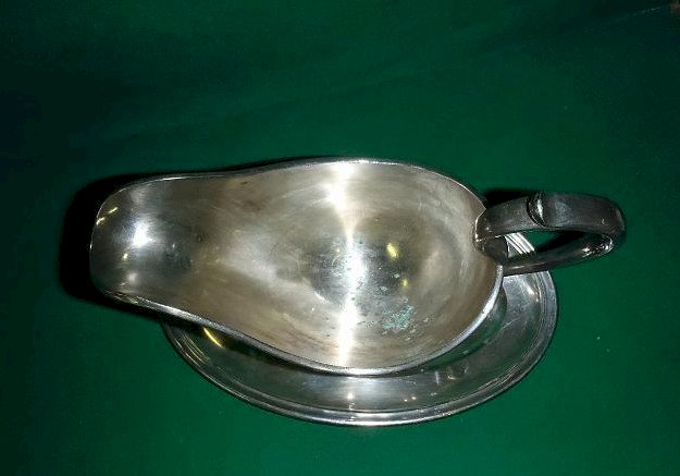 SAUCIERE EN METAL ARGENTE METALLONIDE CAILAR BAYARD