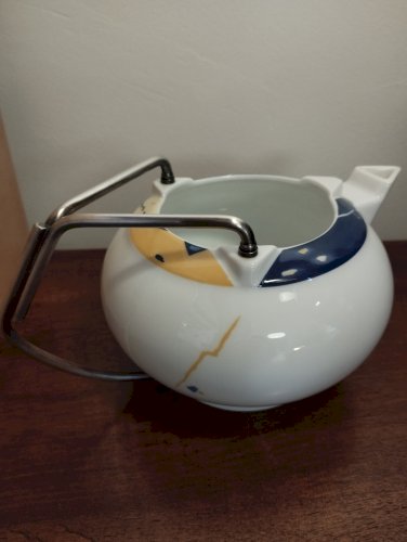 Saucière en porcelaine de Limoges Bernardaud, série NIL