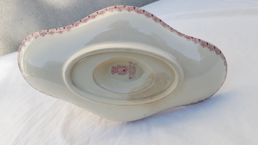 Saucière faïence Gien terre de fer