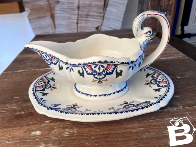 Saucière Gien modèle Rouen Saint Maclou 1938