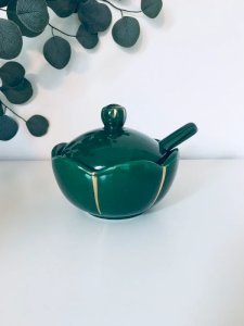 Art Deco sauce boat / sugar bowl