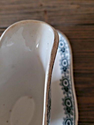 Saucière terre de fer La Française EGT Ibéria - faïence de lest