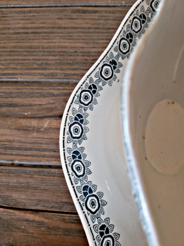 Saucière terre de fer La Française EGT Ibéria - faïence de lest