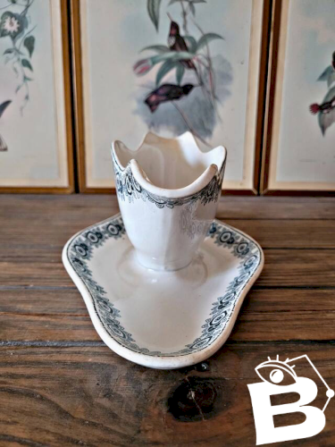 Saucière terre de fer La Française EGT Ibéria - faïence de lest