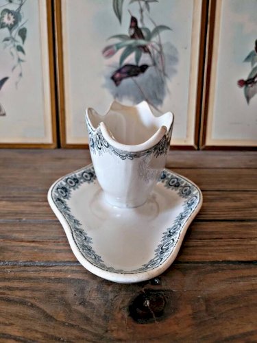 Saucière terre de fer La Française EGT Ibéria - faïence de lest