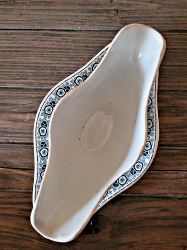 Saucière terre de fer La Française EGT Ibéria - faïence de lest