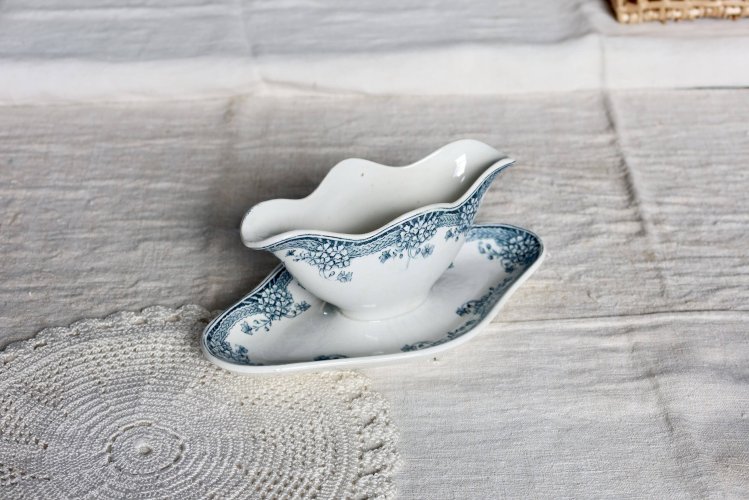 Saucière vintage faïence Saint Amand Nouvelle Usine Céramique du Nord - Mod