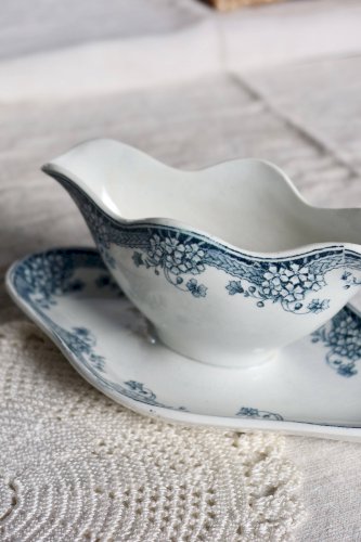 Saucière vintage faïence Saint Amand Nouvelle Usine Céramique du Nord - Mod