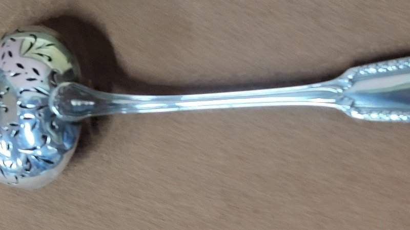 SAUPOUDREUSE CUILLERE A SUCRE EN ARGENT MASSIF POINCON MINERVE DE 60,31 GRAMMES