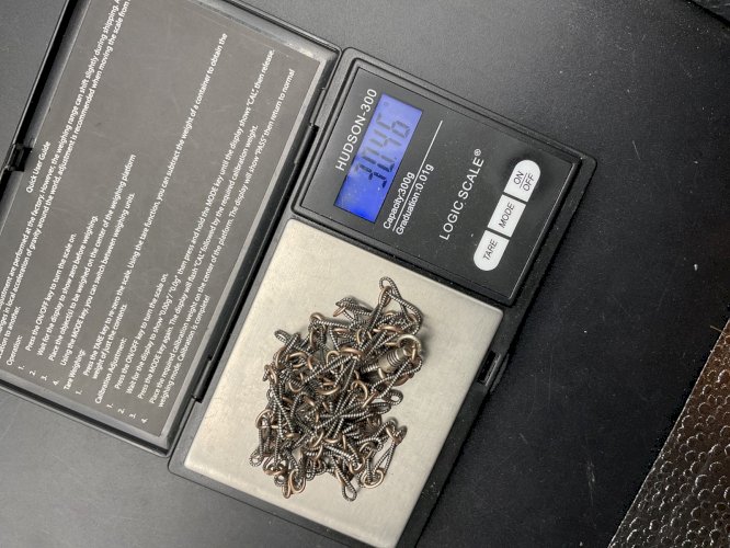 Sautoirs Chaine de Montre CHATELAINE en Argent niellée  XIXème .146cm