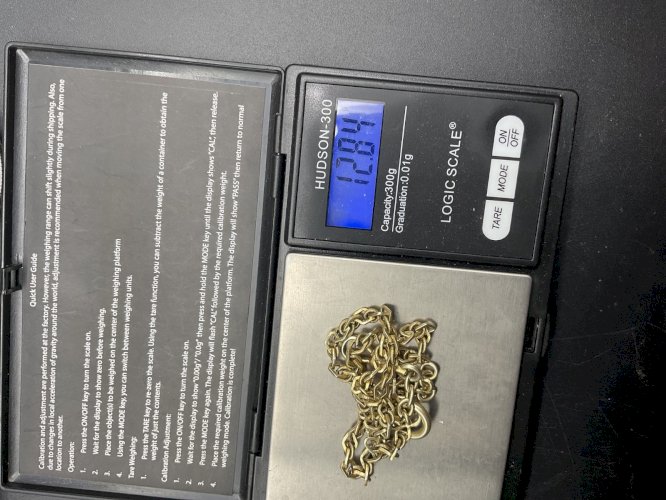 Sautoirs Chaine de Montre CHATELAINE en Argent vermeil niellé XIXème.