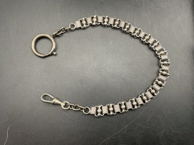 Sautoirs Chaine de Montre CHATELAINE en Argent XIXème.