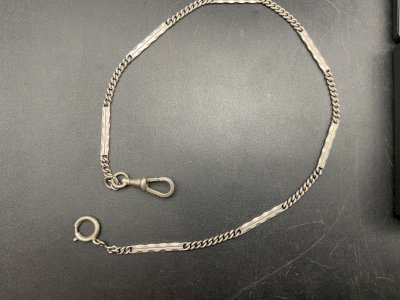 Sautoirs Chaine de Montre CHATELAINE en Argent XIXème.